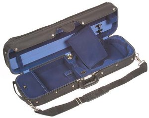 Bobelock Hill Style Lite 6002 4/4 Violin Case with Blue Velvet Interior
